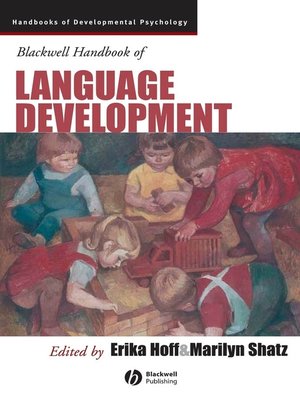 cover image of Blackwell Handbook of Language Development